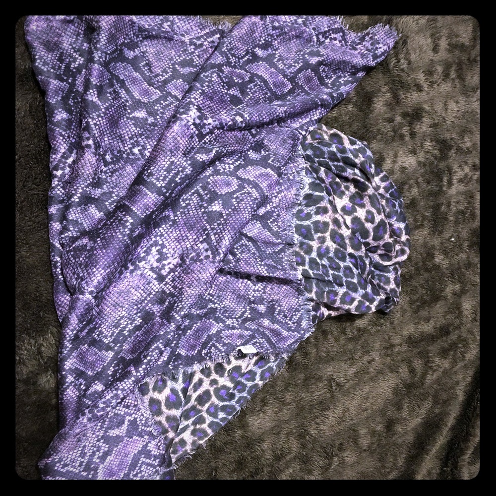 Purple double sided Scarf